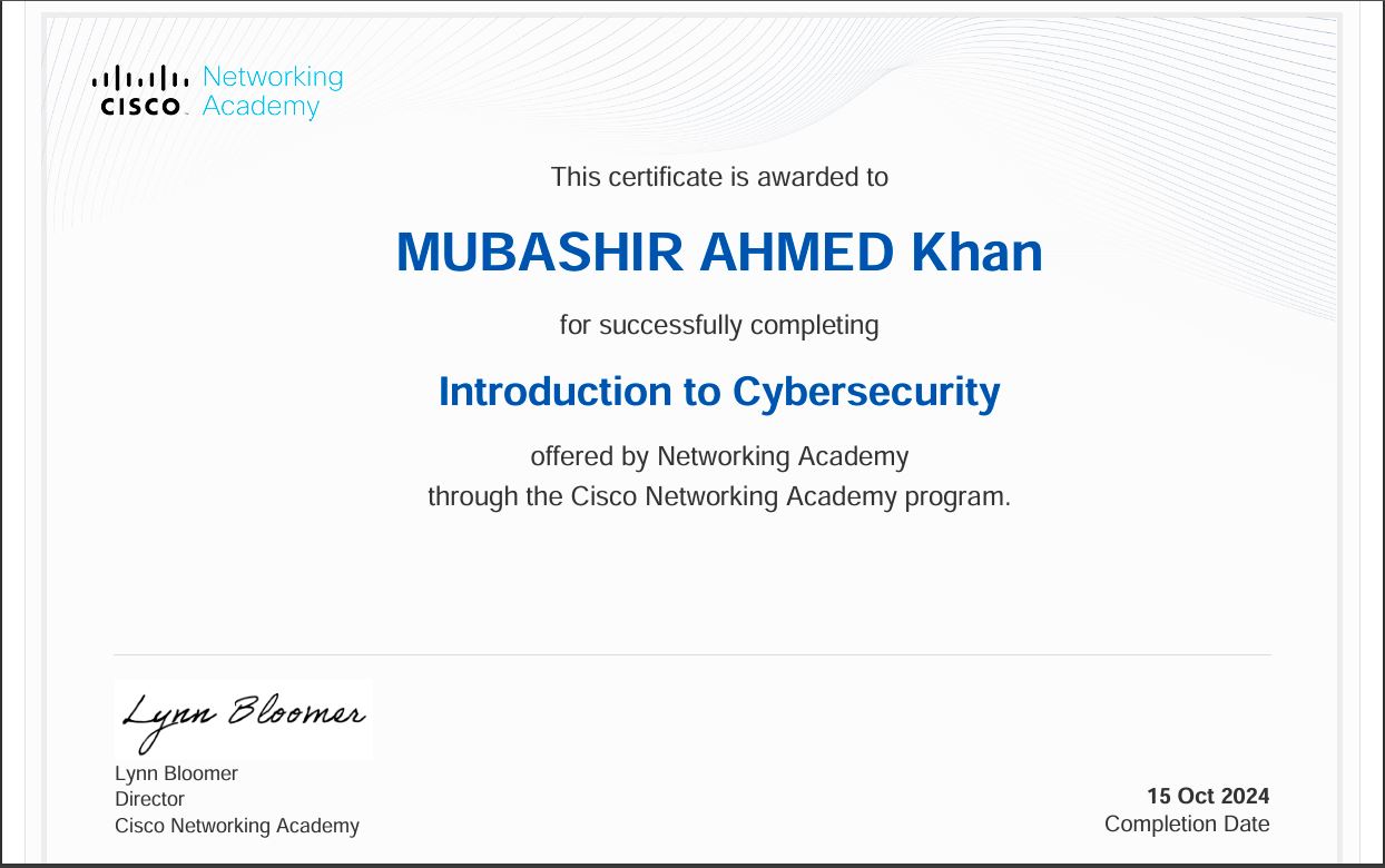 Cisco Certificate